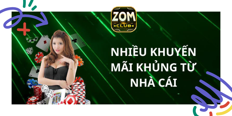 Các bước nhận khuyến mãi tại Zomclub